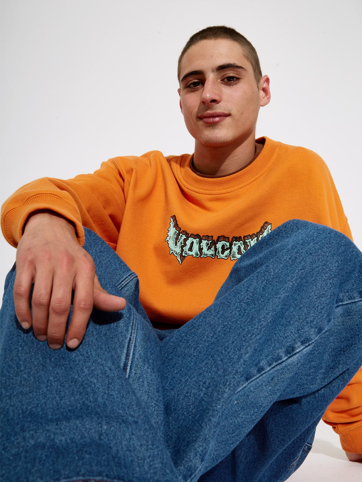 Volcom Nofing Crew Safran Sweatshirt | alle Sweatshirts | Meistverkaufte Produkte | Neue Produkte | Neueste Produkte | Pullover-Hoodies | Sammlung_Zalando | Volcom-Shop | surfdevils.com