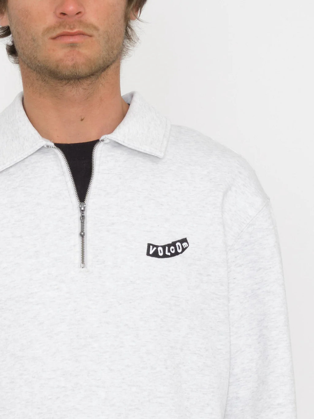 Sweat Volcom Nevermine Terry - Bone Heather