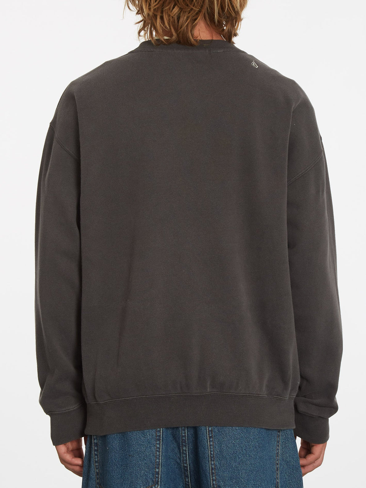 Volcom Lifer Crew Sweatshirt - Storm Cloud