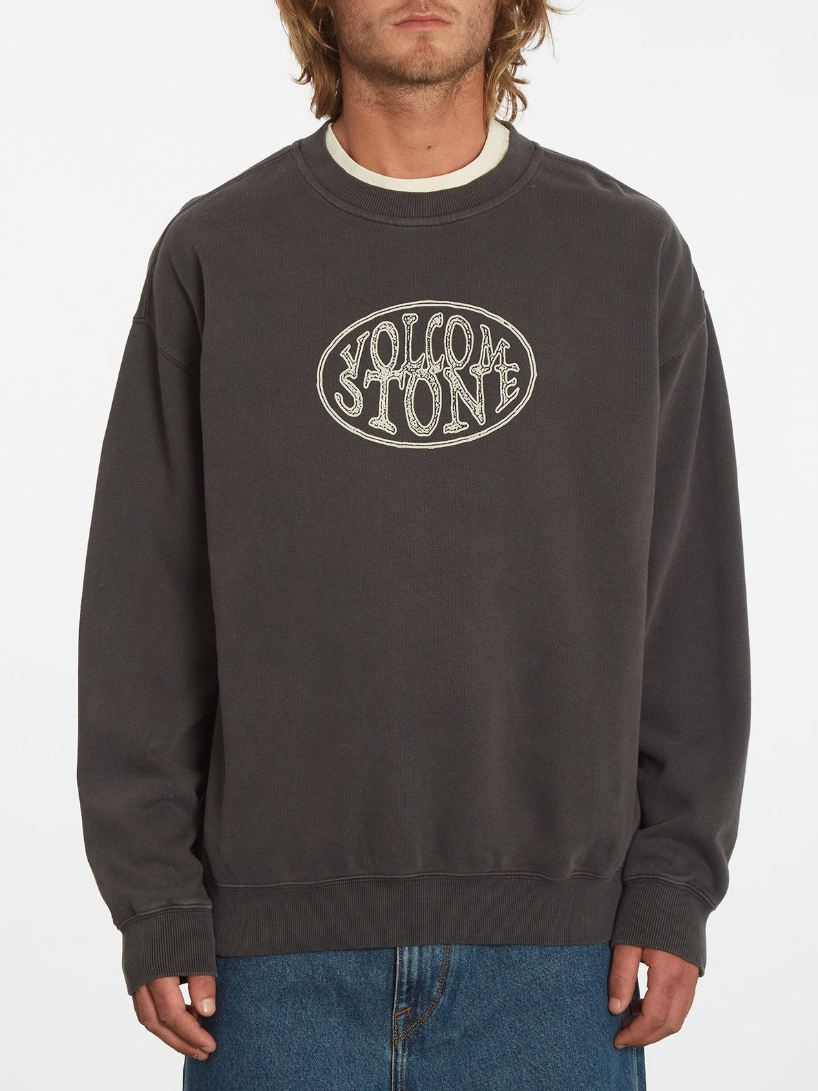 Sweat Volcom Lifer Crew - Storm Cloud