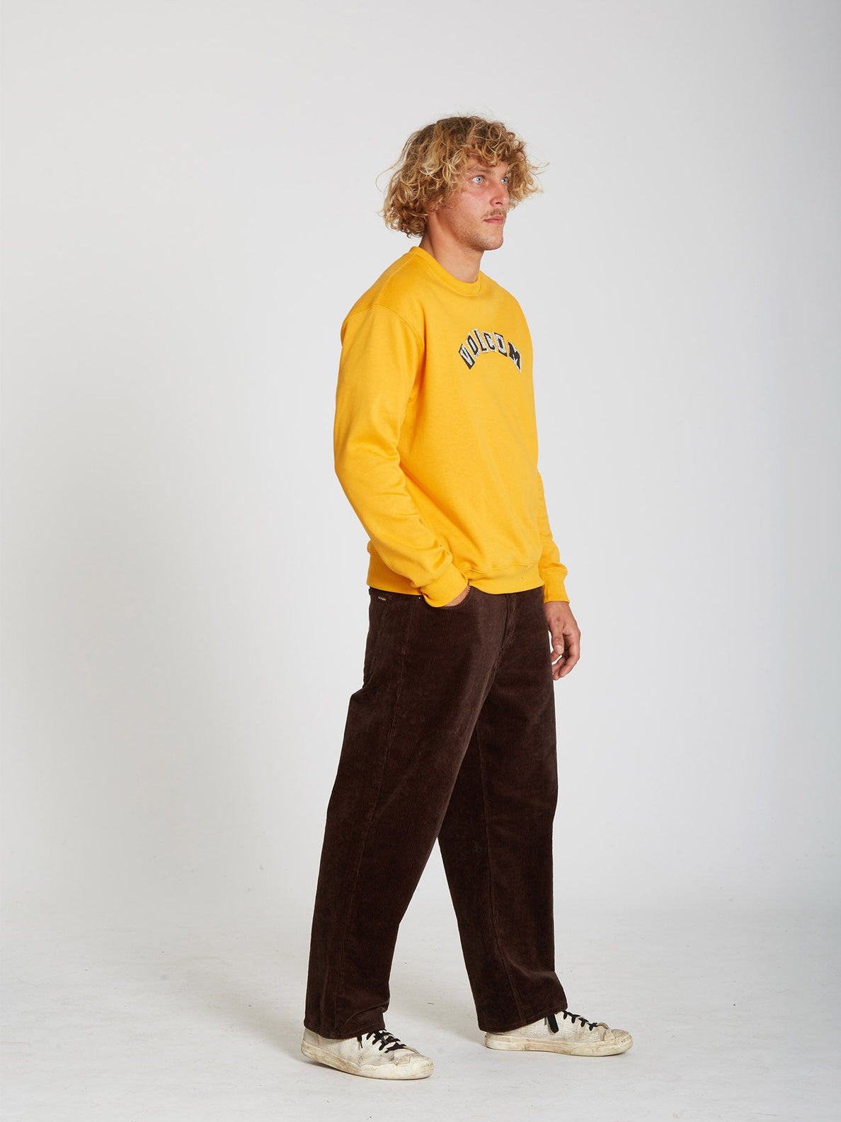 Felpa Volcom Hi School Crew Sunburst