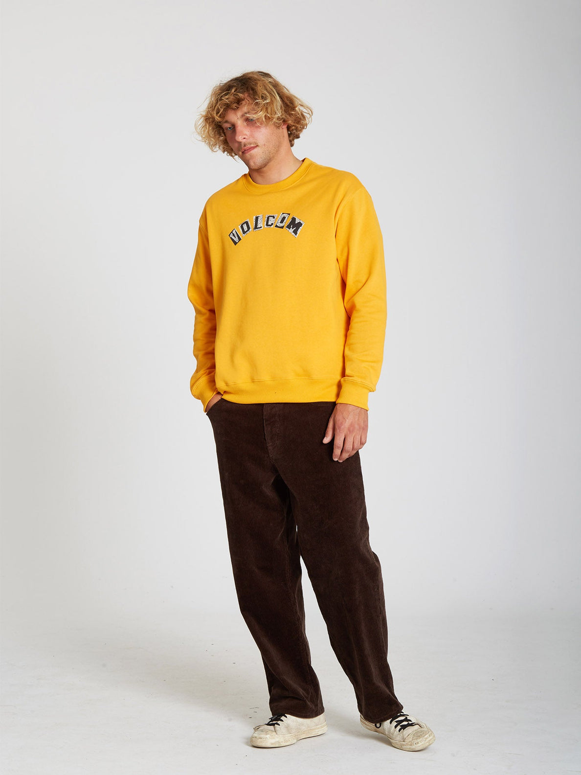 Felpa Volcom Hi School Crew Sunburst