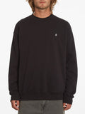 Volcom Single Stone Crew Sweatshirt - Schwarz