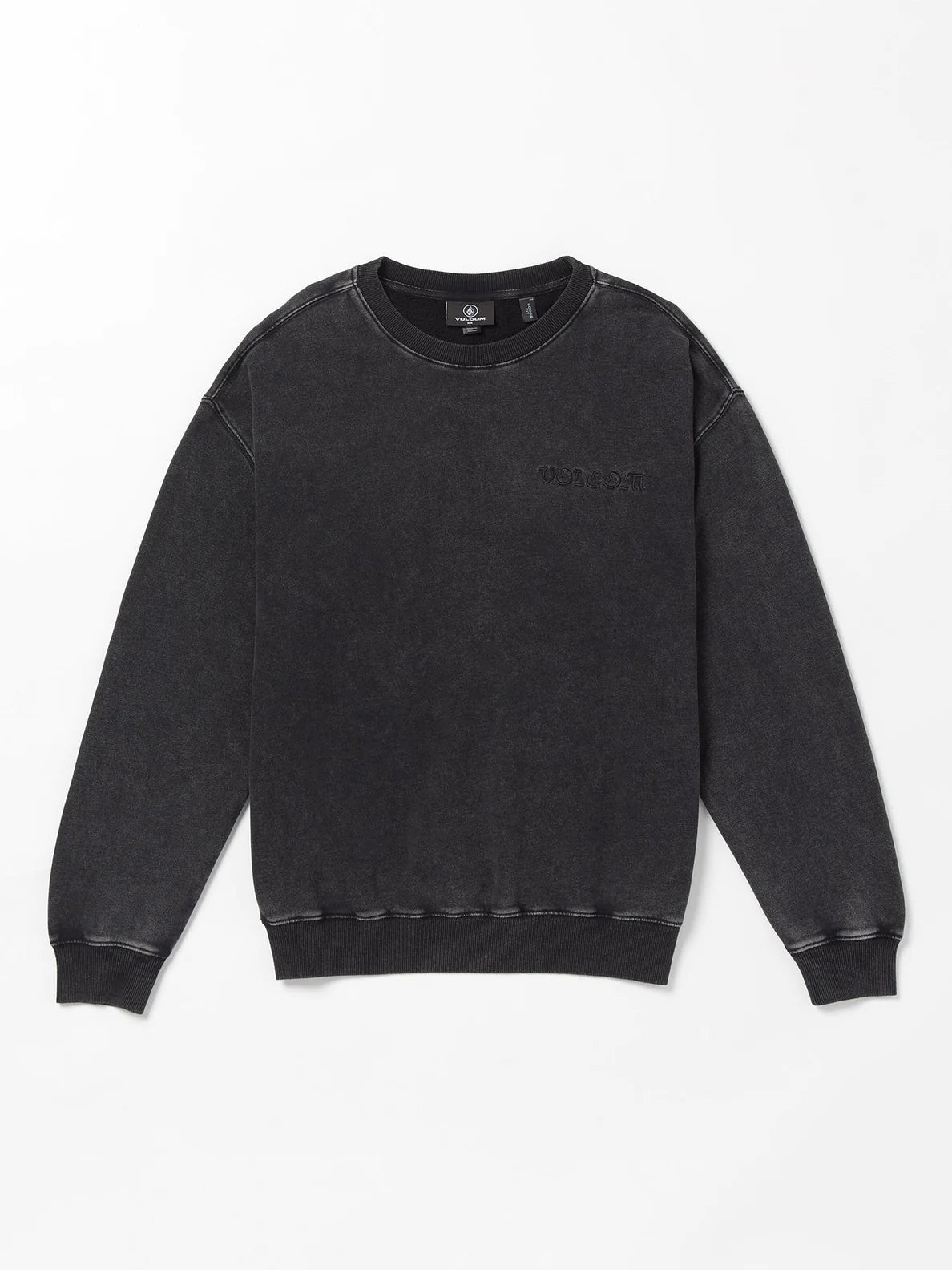 Volcom Acid Wall Crew Sweatshirt - Black