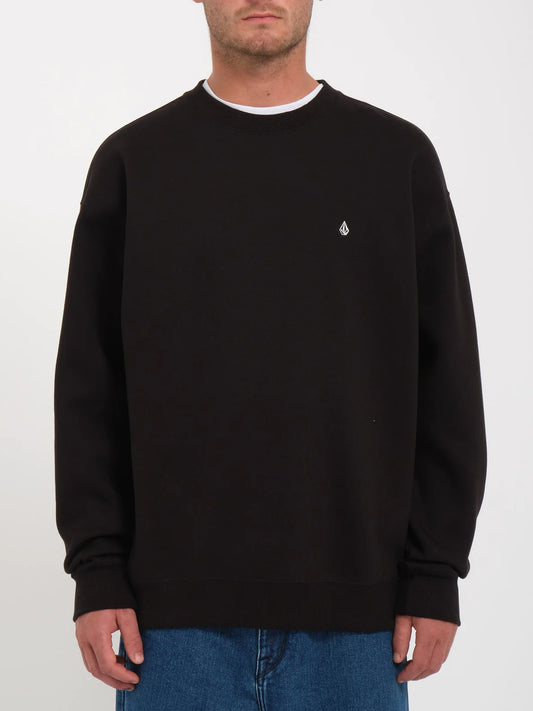 Volcom Sweat-shirt Single Stone Crew - Noir