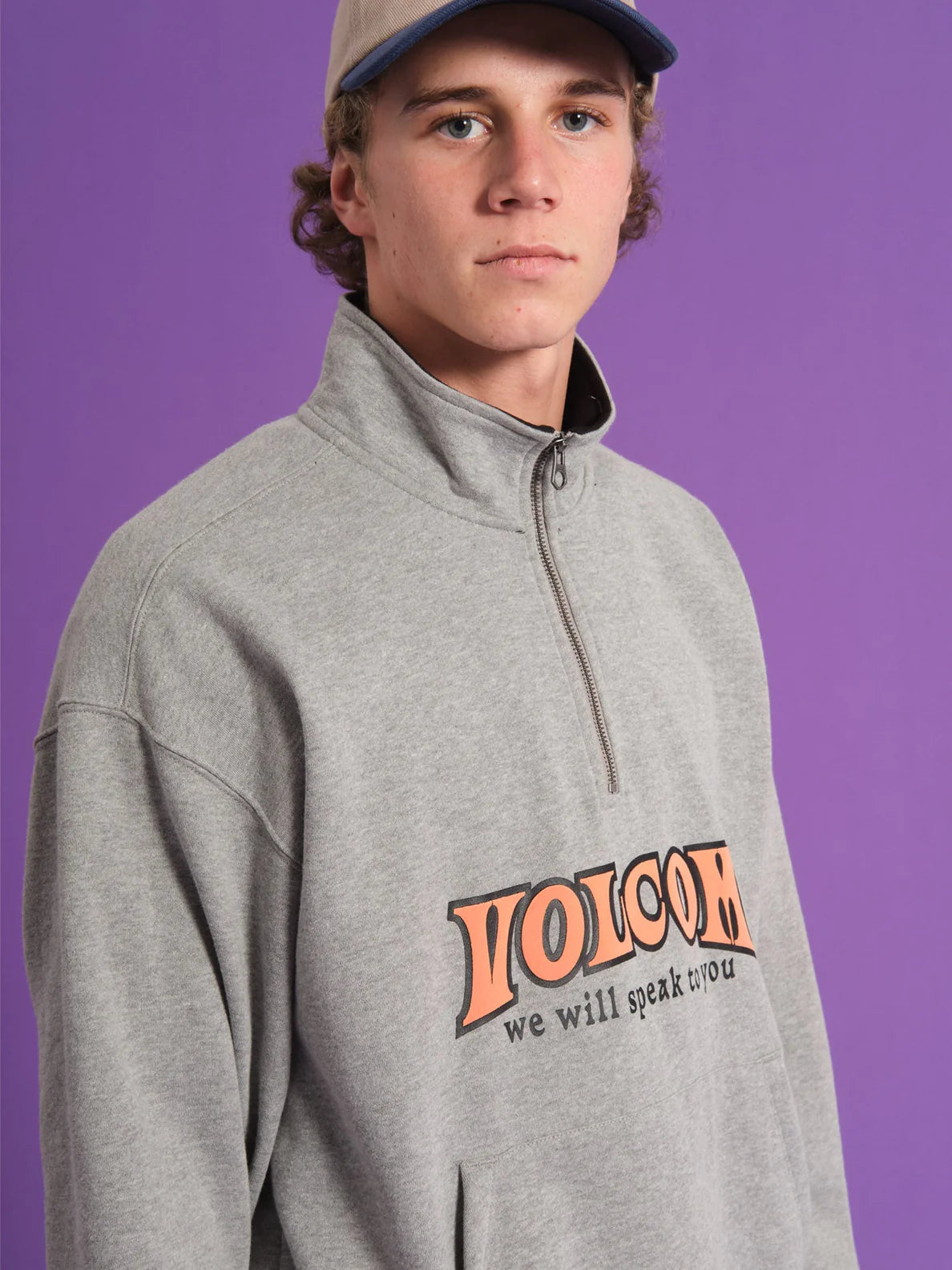 Volcom Varsity Sweatshirt – Heather Grey | alle Sweatshirts | Meistverkaufte Produkte | Neue Produkte | Neueste Produkte | Pullover-Hoodies | Sammlung_Zalando | Volcom-Shop | surfdevils.com