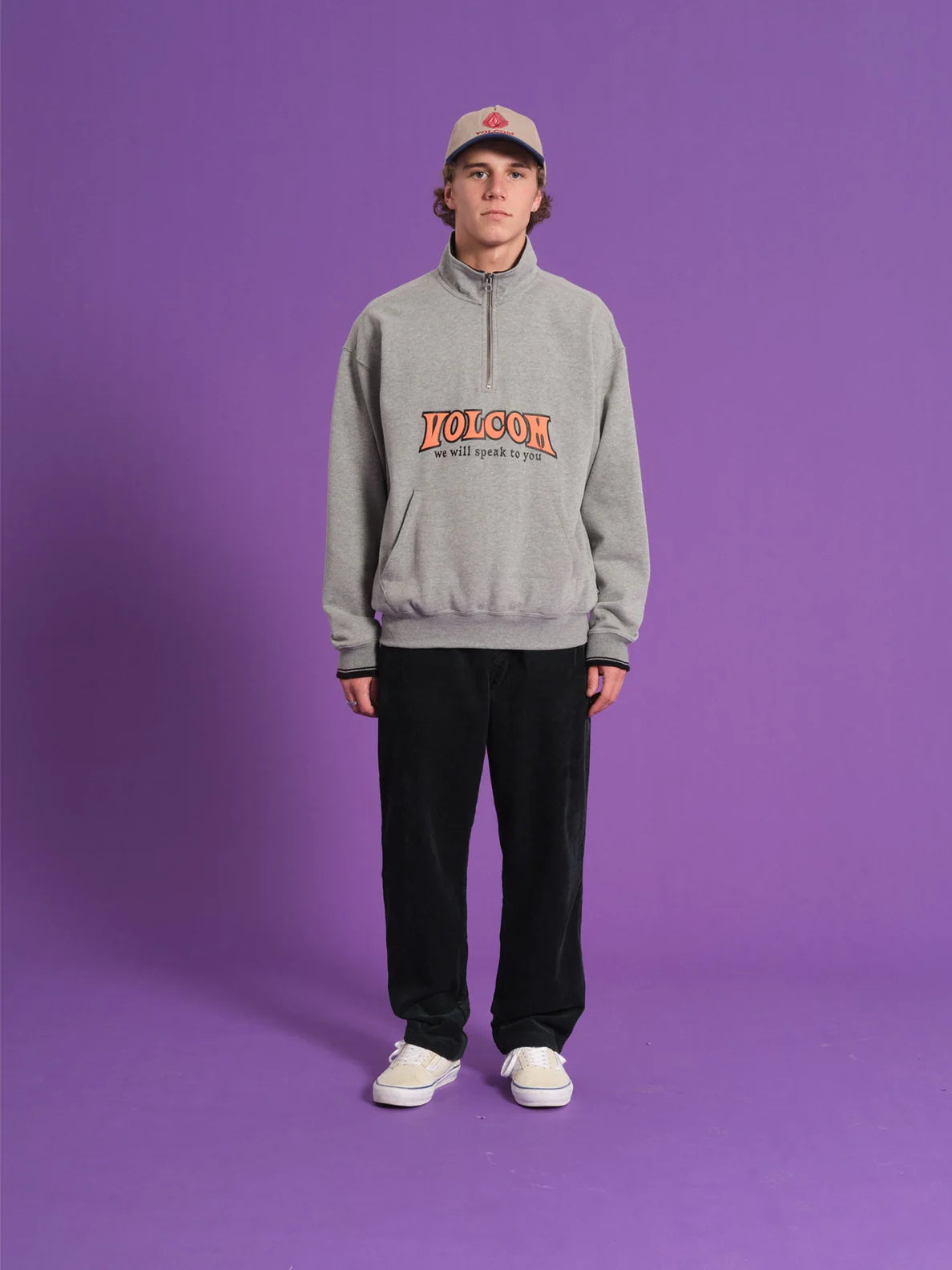 Volcom Varsity Sweatshirt – Heather Grey