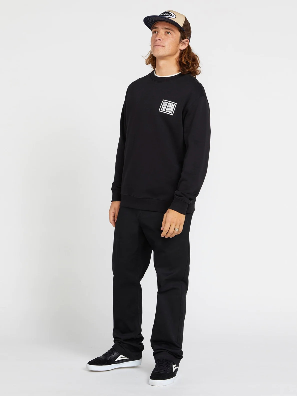 Volcom Watanite Crew Sweatshirt - Schwarz | Meistverkaufte Produkte | Neue Produkte | Neueste Produkte | surfdevils.com