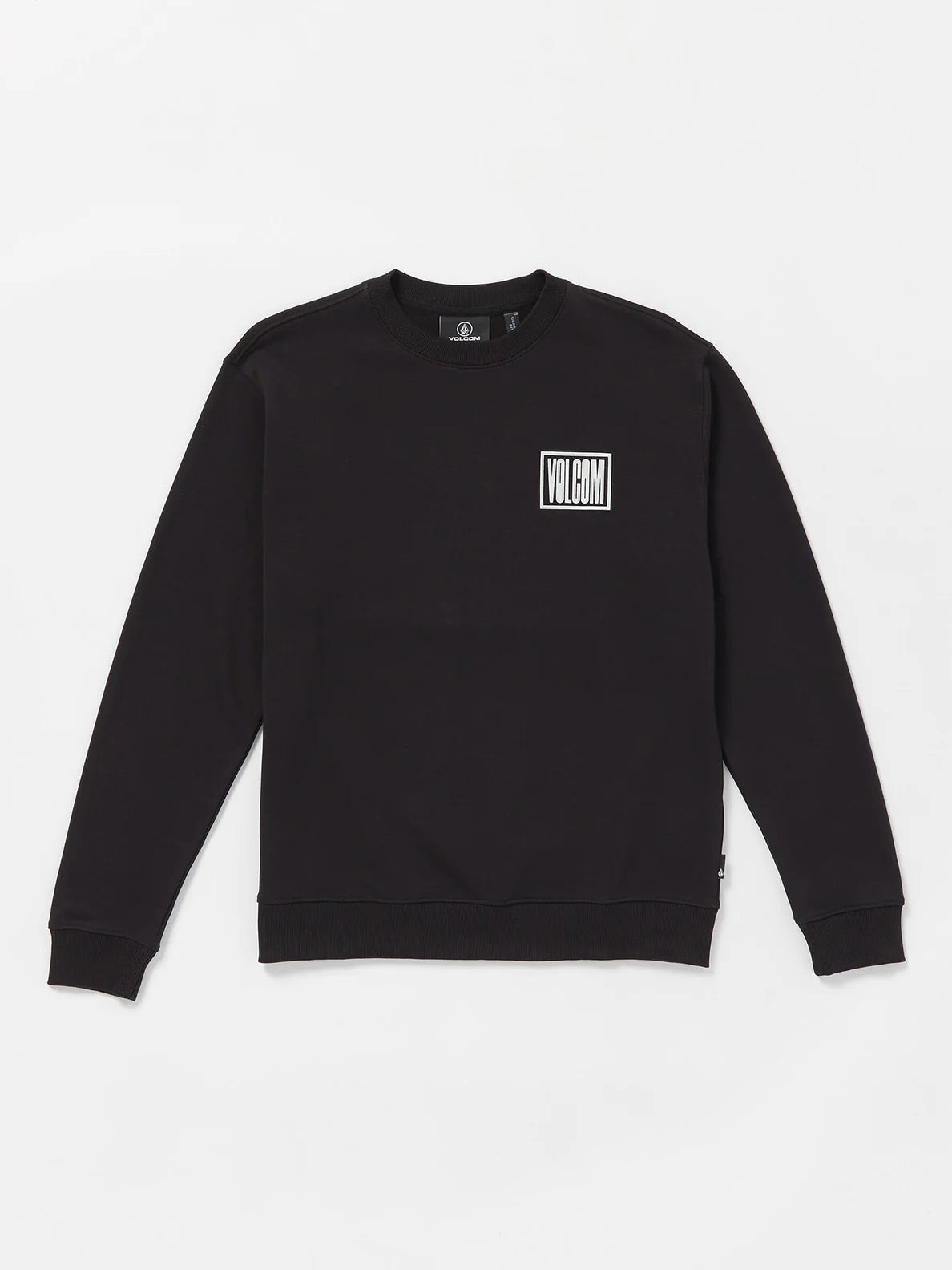 Volcom Watanite Crew Sweatshirt - Black | surfdevils.com