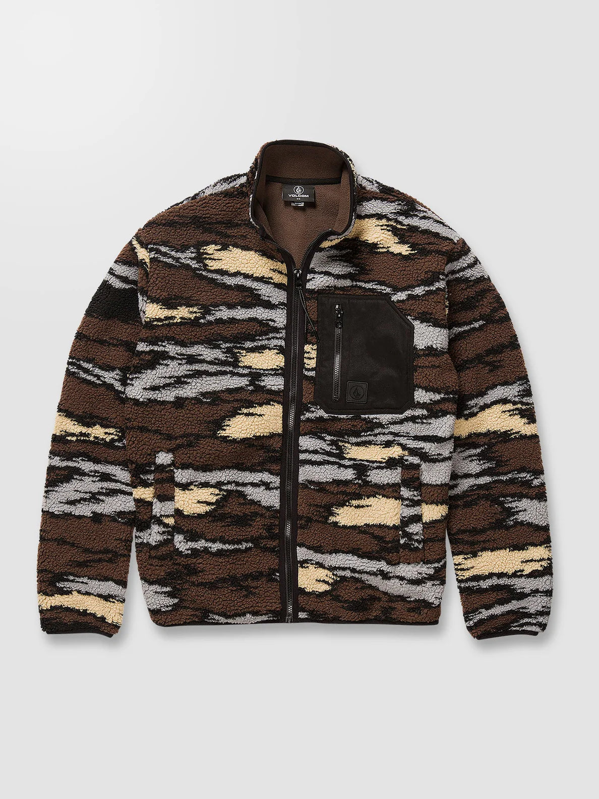 Muzzer Fuzzar Zip Hoodie - Bark Brown