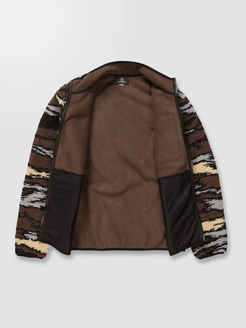 Muzzer Fuzzar Zip Hoodie - Bark Brown