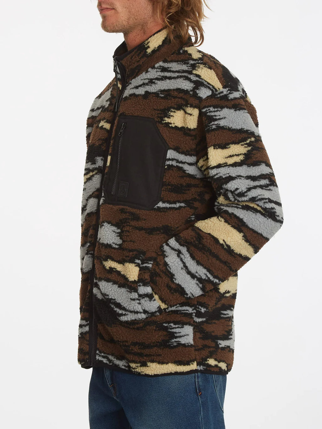 Muzzer Fuzzar Zip Hoodie - Bark Brown