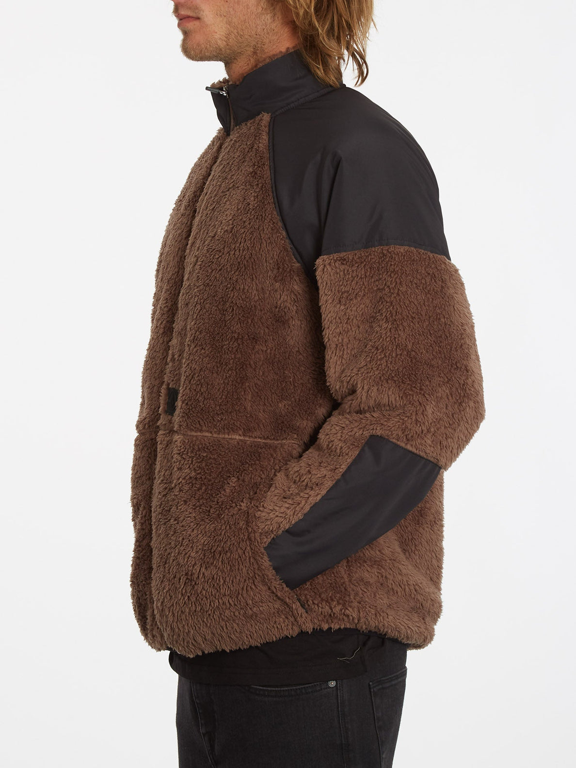 Sudadera con cremallera Volcom Runtime Error - Doeskin