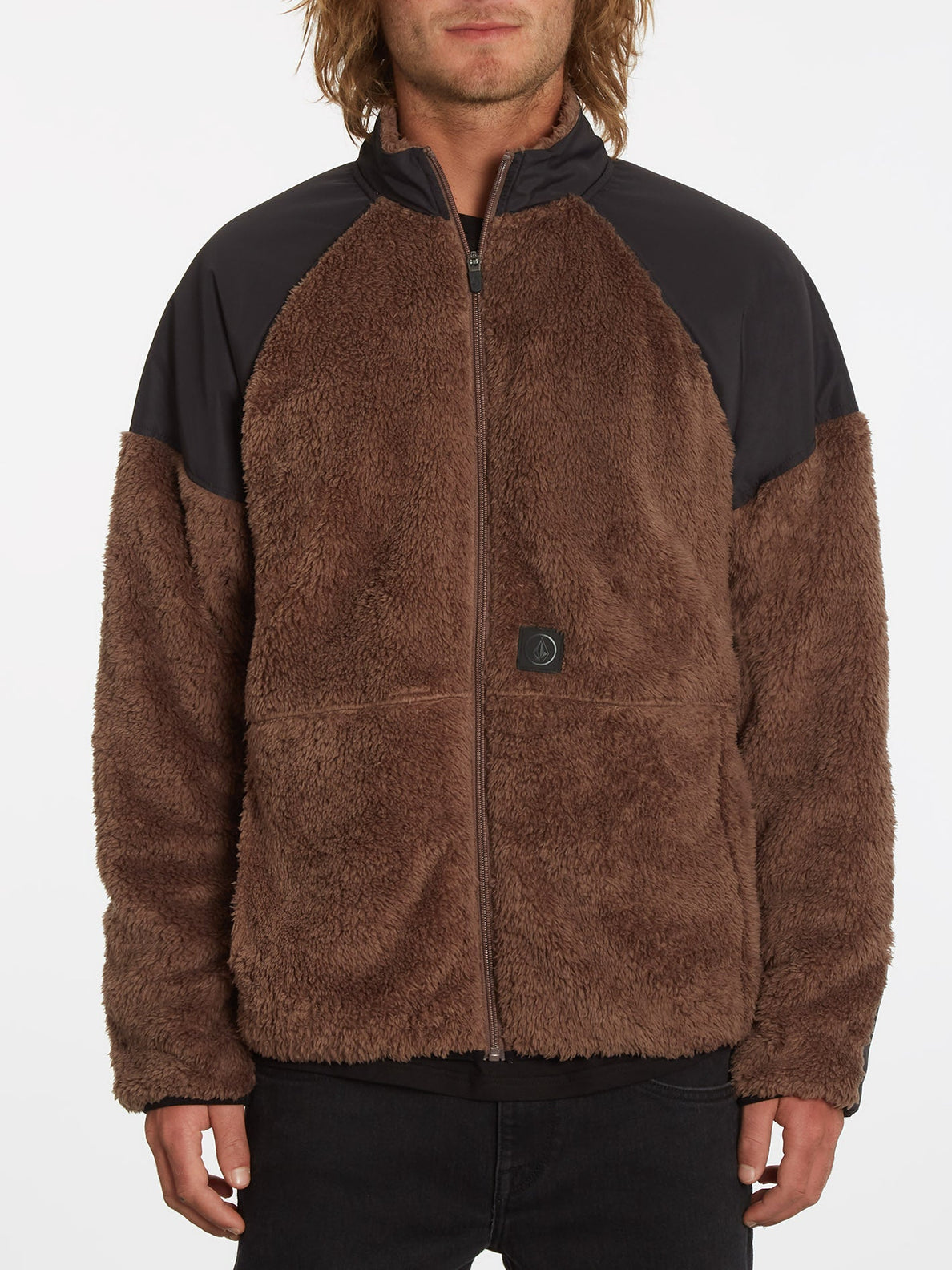 Erreur d'exécution Volcom - Sweat à capuche zippé Doeskin