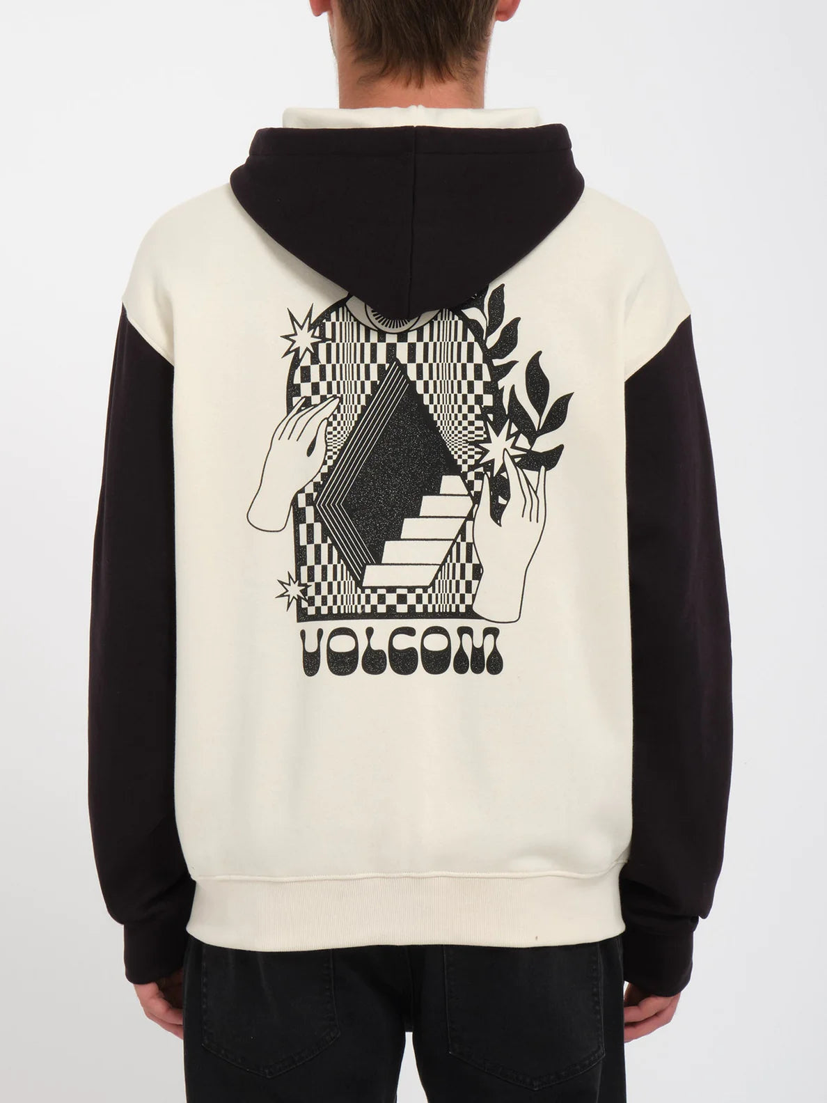 Volcom Watanite Zip Hoodie - Dirty White