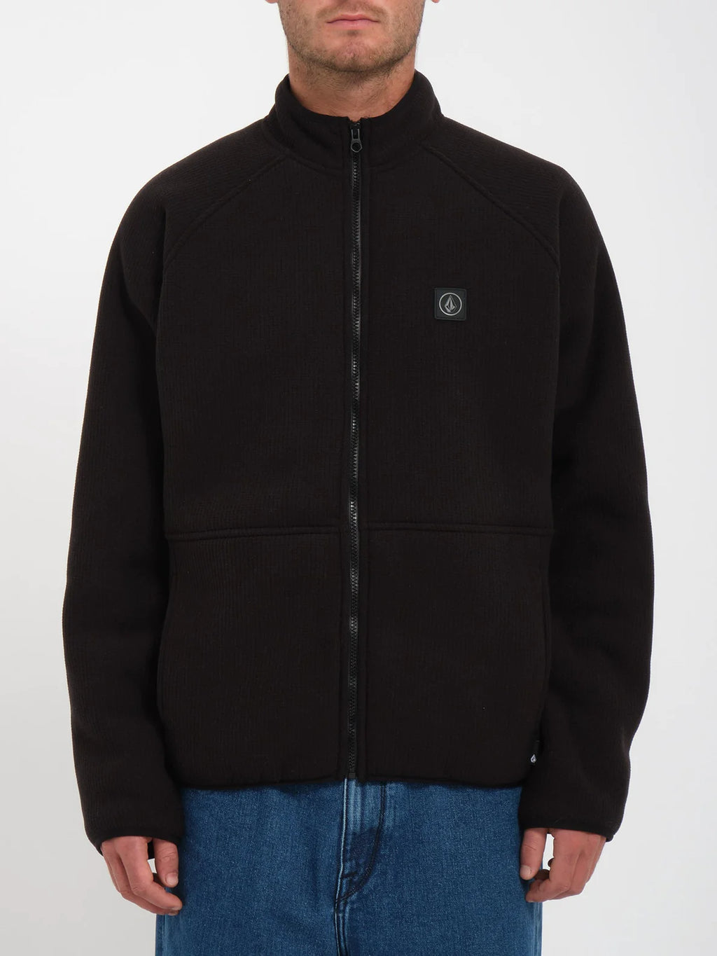 Volcom Runtime Grid Zip Hoodie - Black
