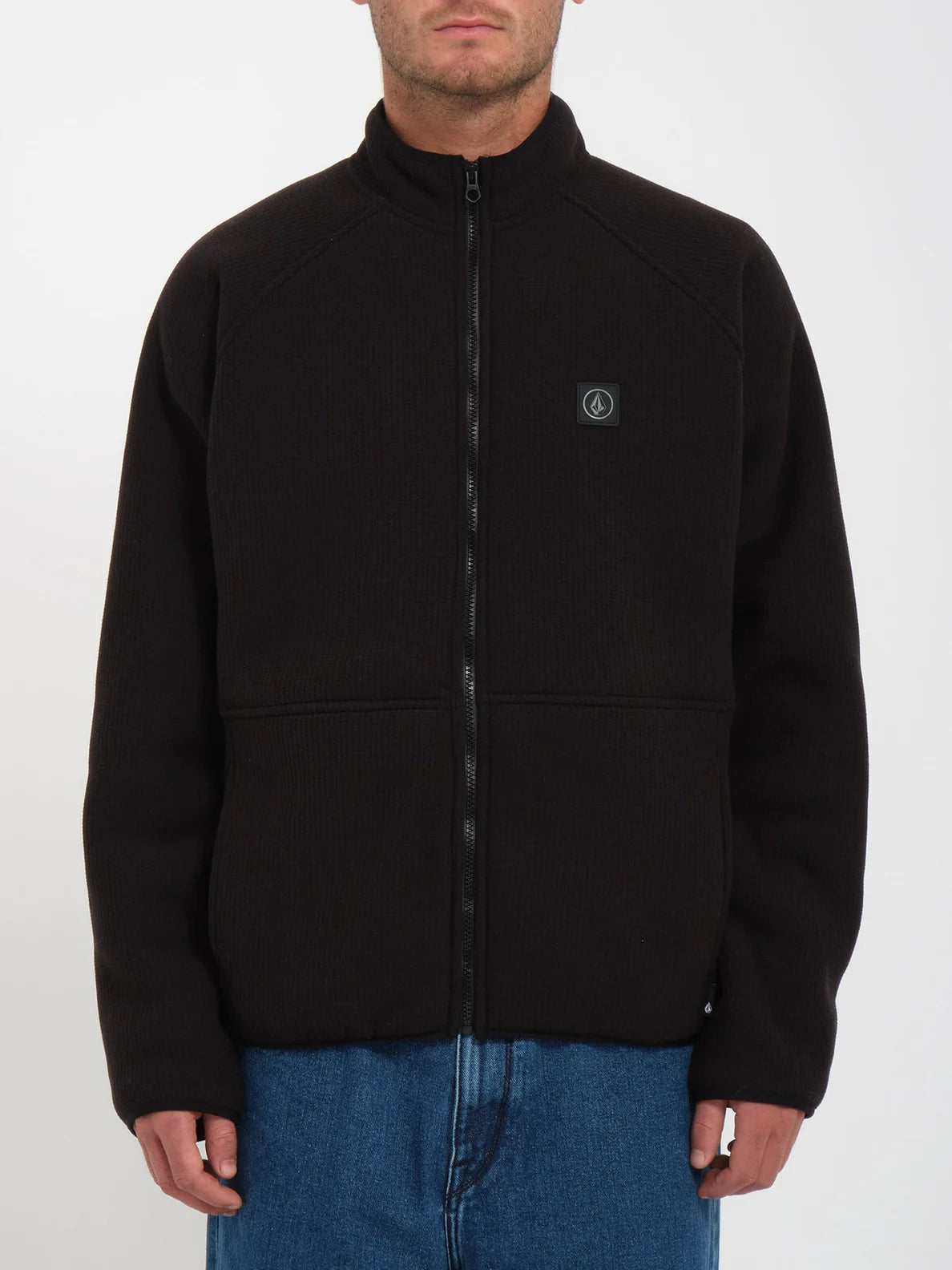 Volcom Runtime Grid Zip Hoodie - Black