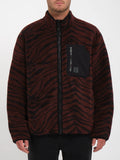Sudadera con Cremallera Volcom Muzzer Fuzzar Sherpa - Bitter Chocolate