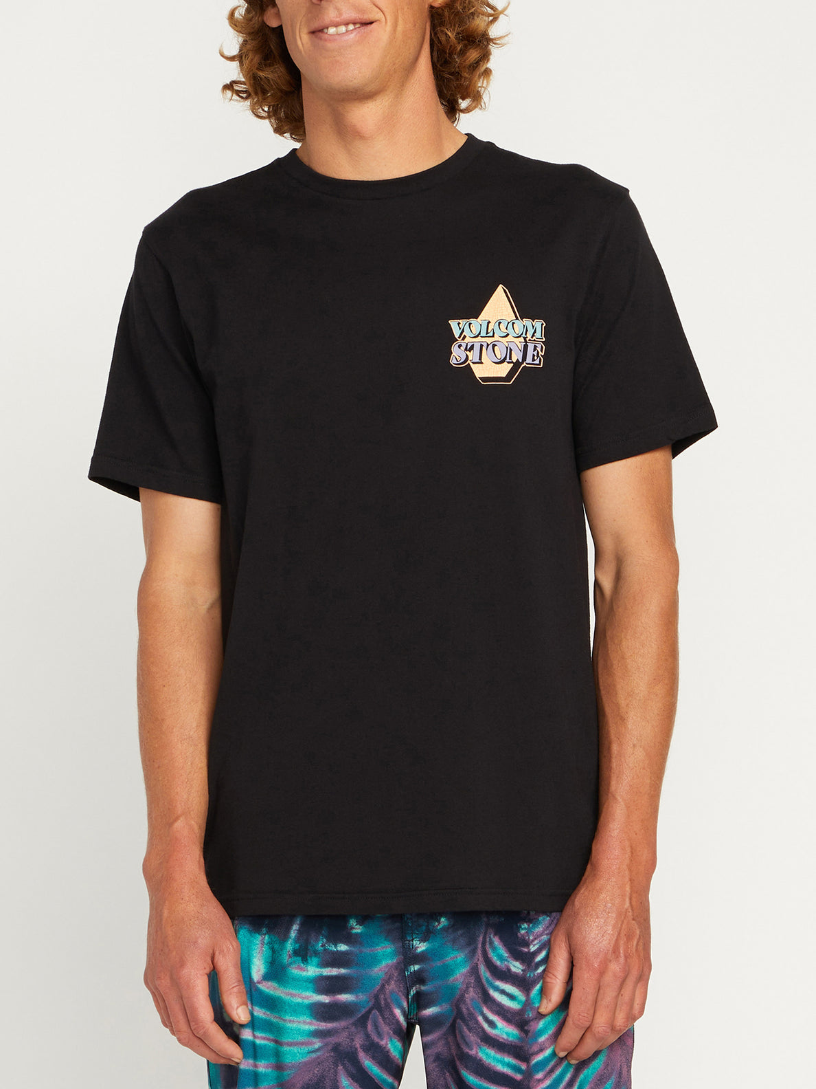 Camiseta Volcom Stript SS - Black