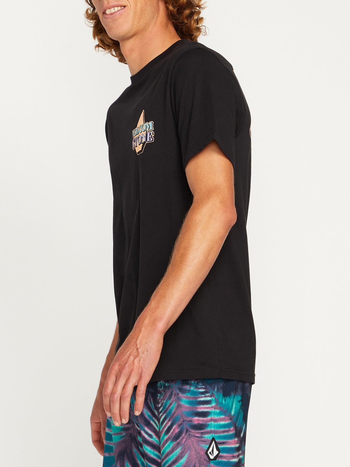Volcom T-shirt à manches courtes Stript - Noir