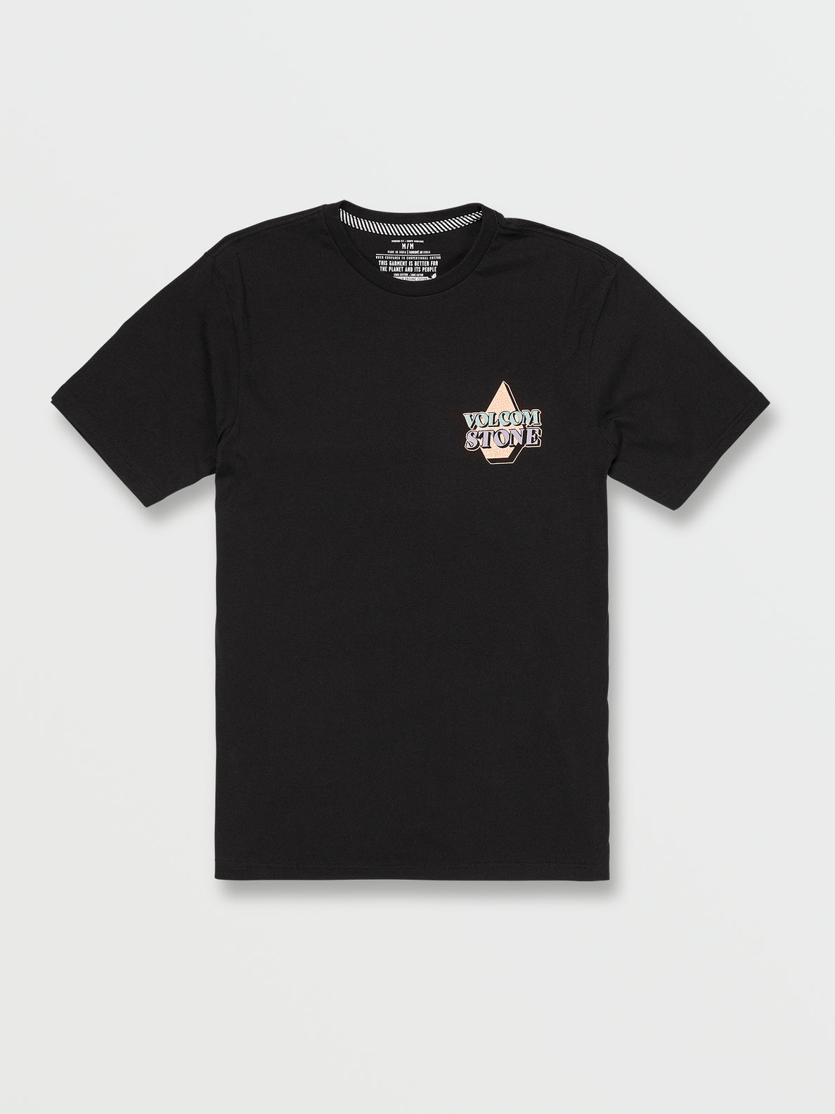 Volcom T-shirt à manches courtes Stript - Noir | Nouveaux produits | Produits les plus récents | Produits les plus vendus | surfdevils.com