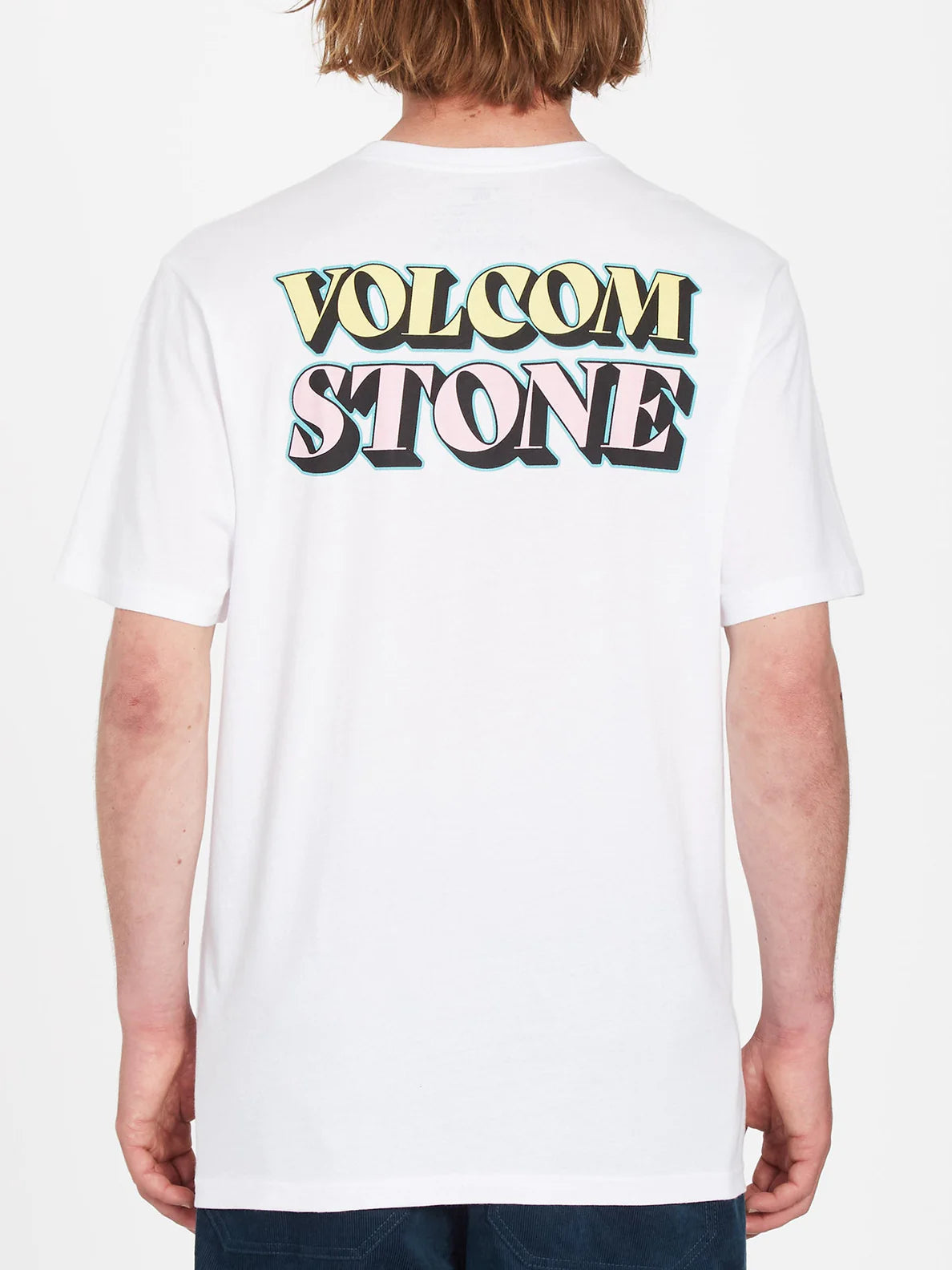 Camiseta Volcom Stript - White | Camisetas de hombre | Camisetas manga corta de hombre | Volcom Shop | surfdevils.com