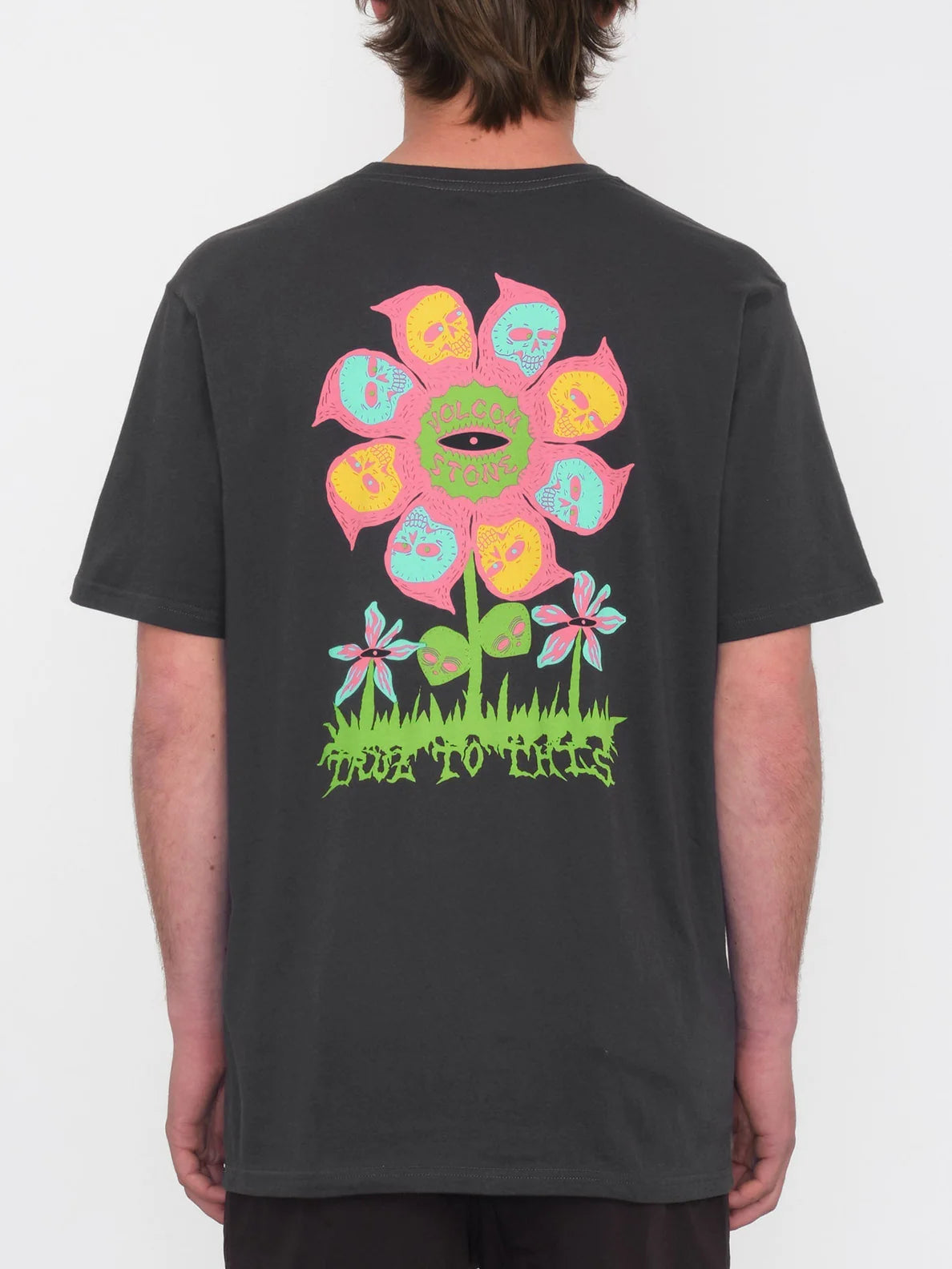 Volcom Flower Budz T-Shirt - Stealth | Collection_Zalando | Men's short sleeve t-shirts | Men's T-shirts | Volcom Shop | surfdevils.com