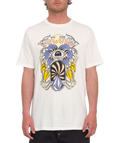 Volcom Eye See Yew Short Sleeve T-Shirt - Off White