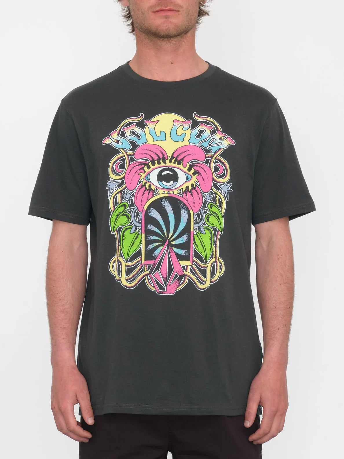 Volcom Eye See Yew T-Shirt - Stealth