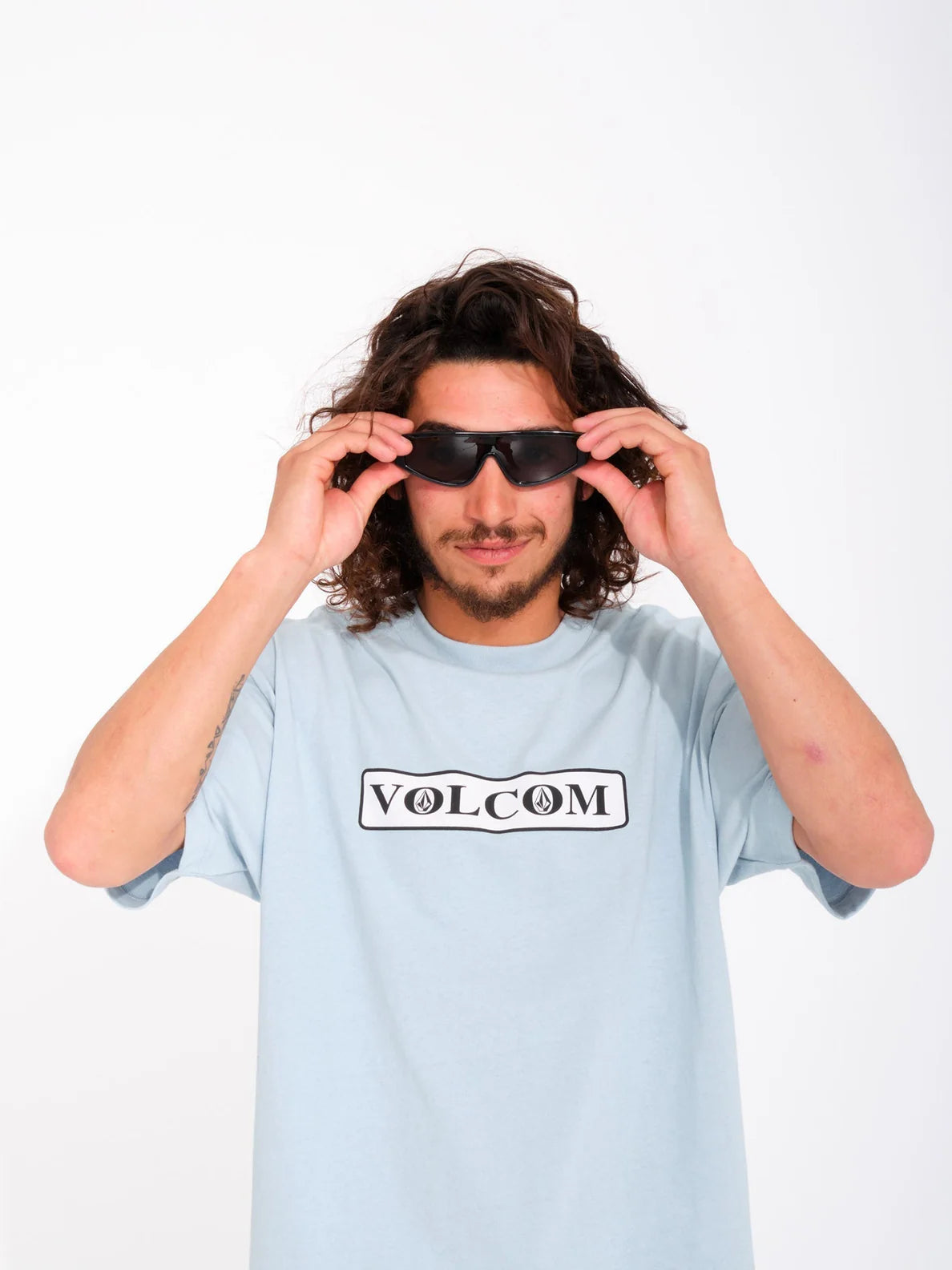 T-shirt Volcom V Ent Stone X2 - Blu celeste | Collezione_Zalando | Magliette da uomo | Negozio Volcom | Nuovi prodotti | Prodotti più recenti | Prodotti più venduti | T-shirt da uomo a manica corta | surfdevils.com