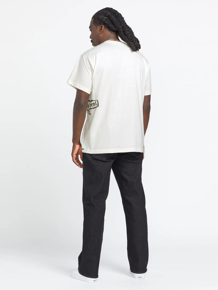 Volcom V Ent Stone Burst T-Shirt – Off White