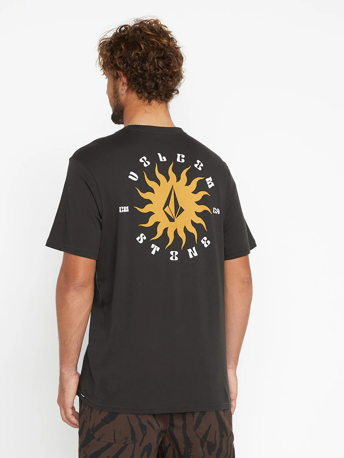 Camiseta Volcom Farm To Yarn Rayz - Vintage Black