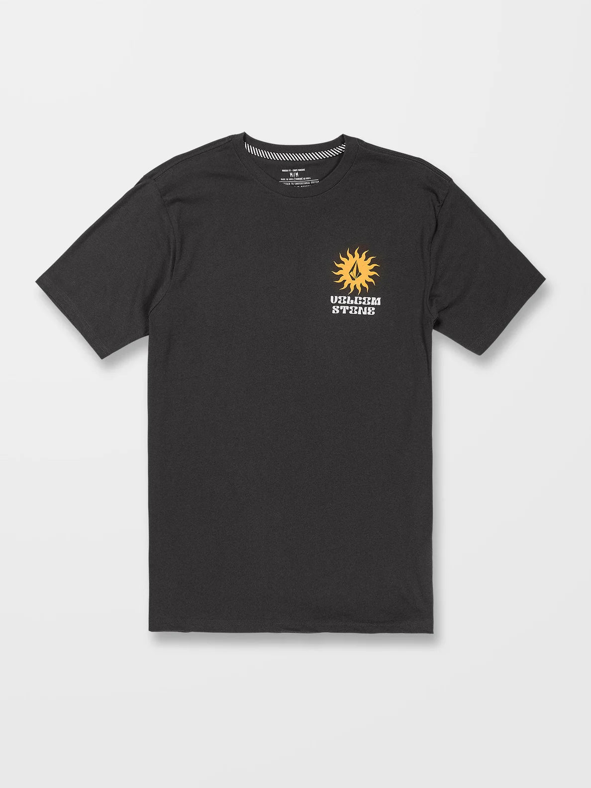 Camiseta Volcom Farm To Yarn Rayz - Vintage Black