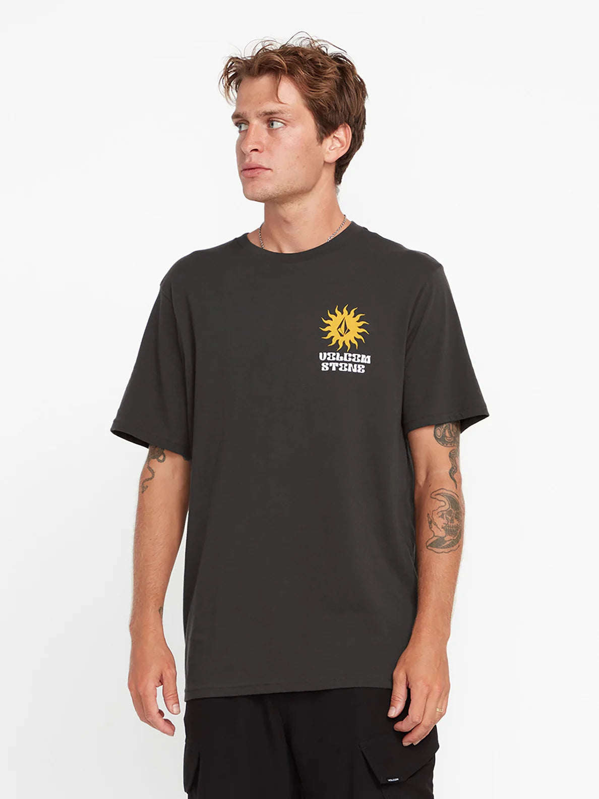 T-shirt Volcom Farm To Yarn Rayz - Nera vintage