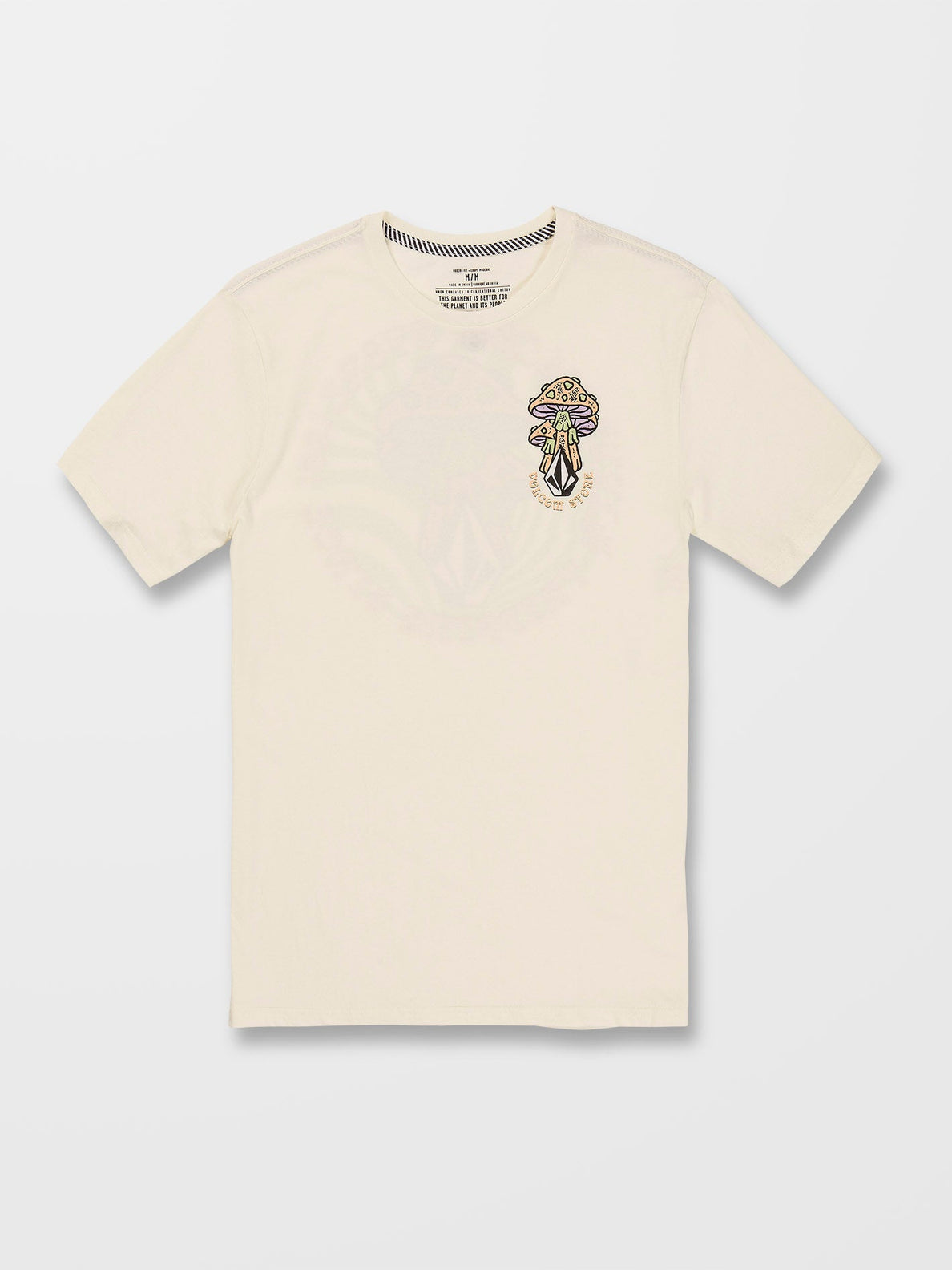 T-shirt bianca Volcom Farm To Yarn Off