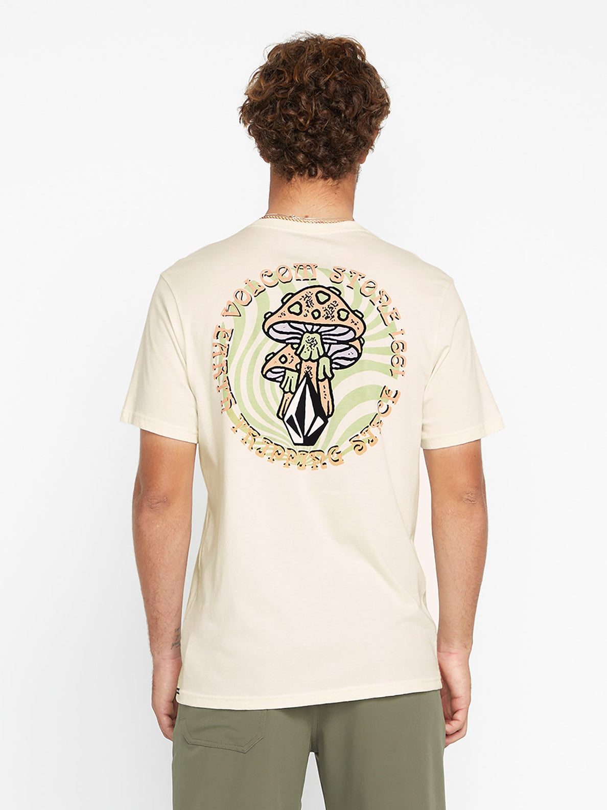T-shirt bianca Volcom Farm To Yarn Off