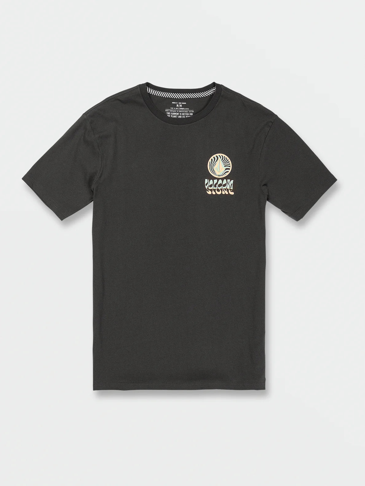 T-shirt Volcom Psychbox - Nera vintage | No Koongo | Nuovi prodotti | Prodotti più recenti | Prodotti più venduti | Prodotti più venduti | surfdevils.com