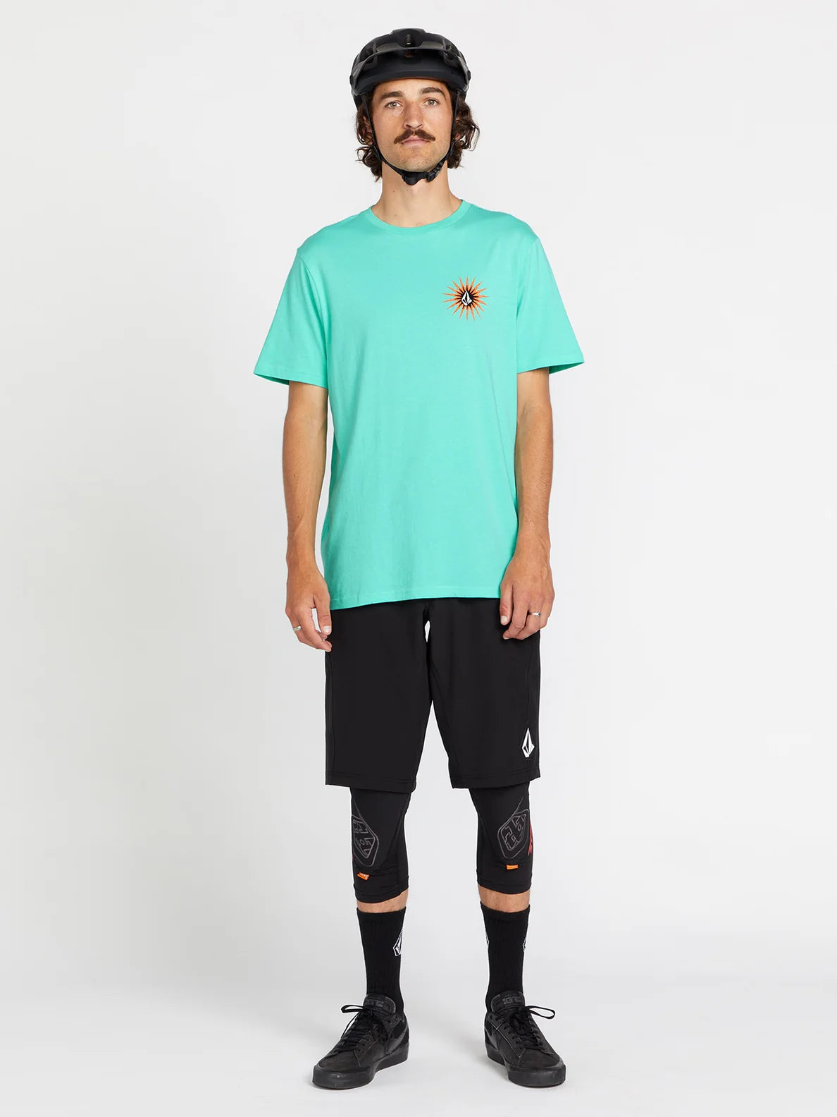 T-Shirt Volcom Farm To Yarn Scorcho - Dusty Aqua