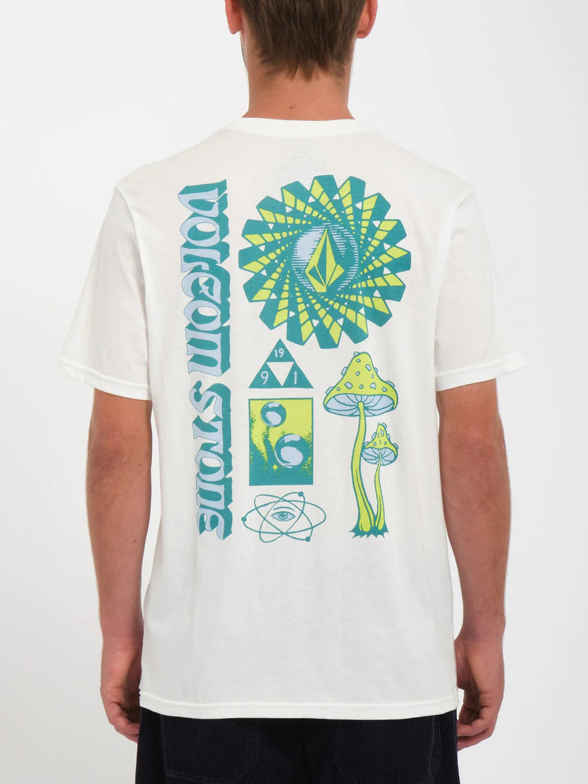Camiseta Volcom Molchat Farm to Yarn - Off White | Camisetas de hombre | Camisetas manga corta de hombre | Volcom Shop | surfdevils.com