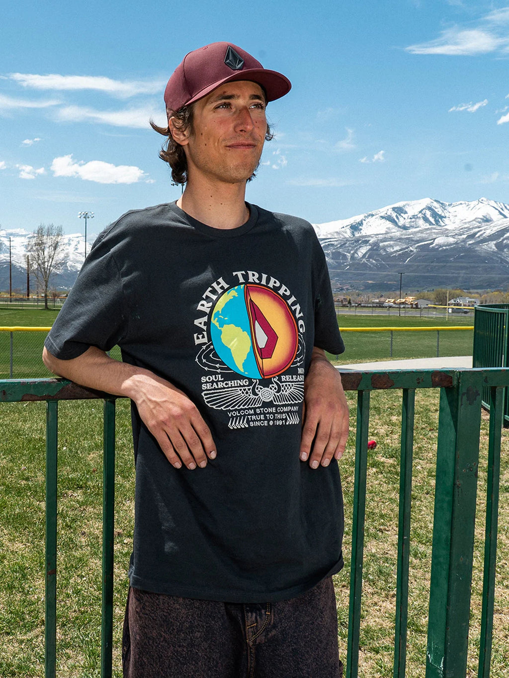 T-shirt Volcom Sezione Farm To Yarn - Stealth