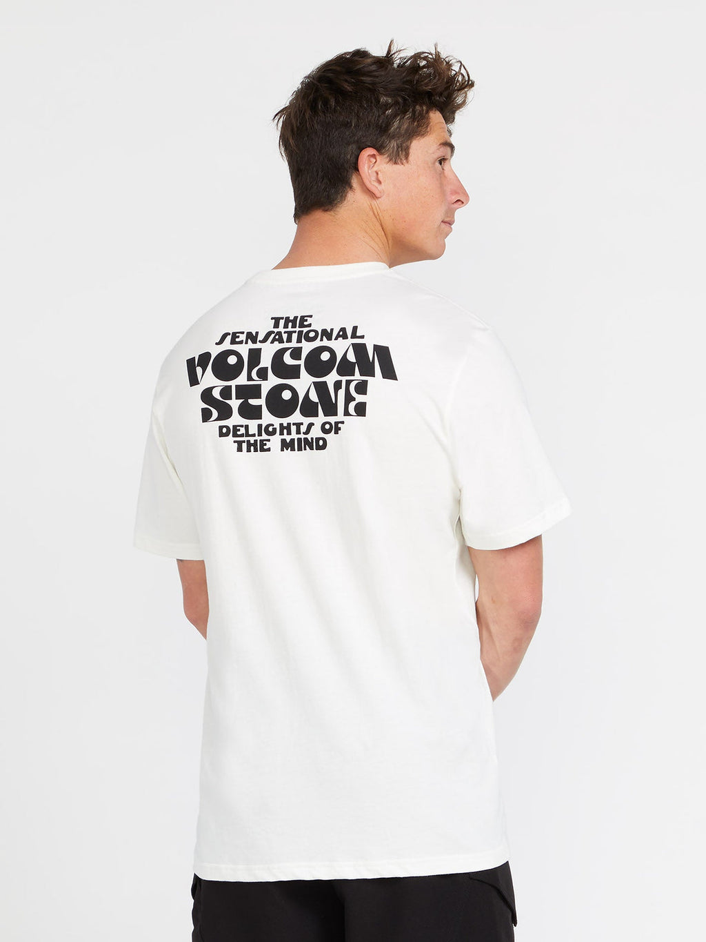 T-shirt Volcom Delights Farm To Yarn Earth Tripper - bianco sporco