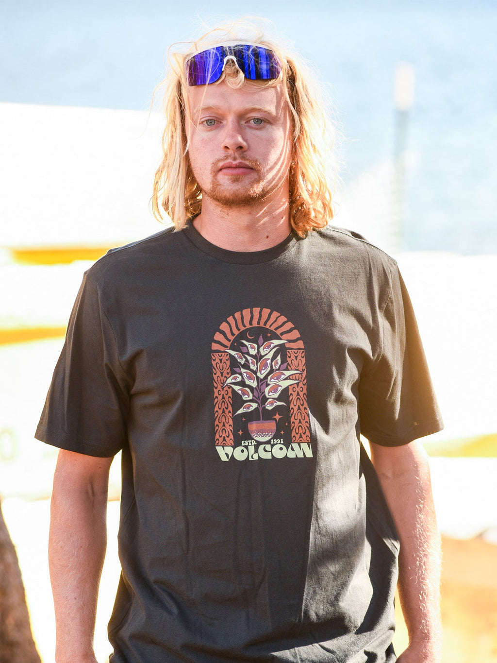 Volcom Delights Farm To Yarn Earth Tripper T-shirt - Stealth