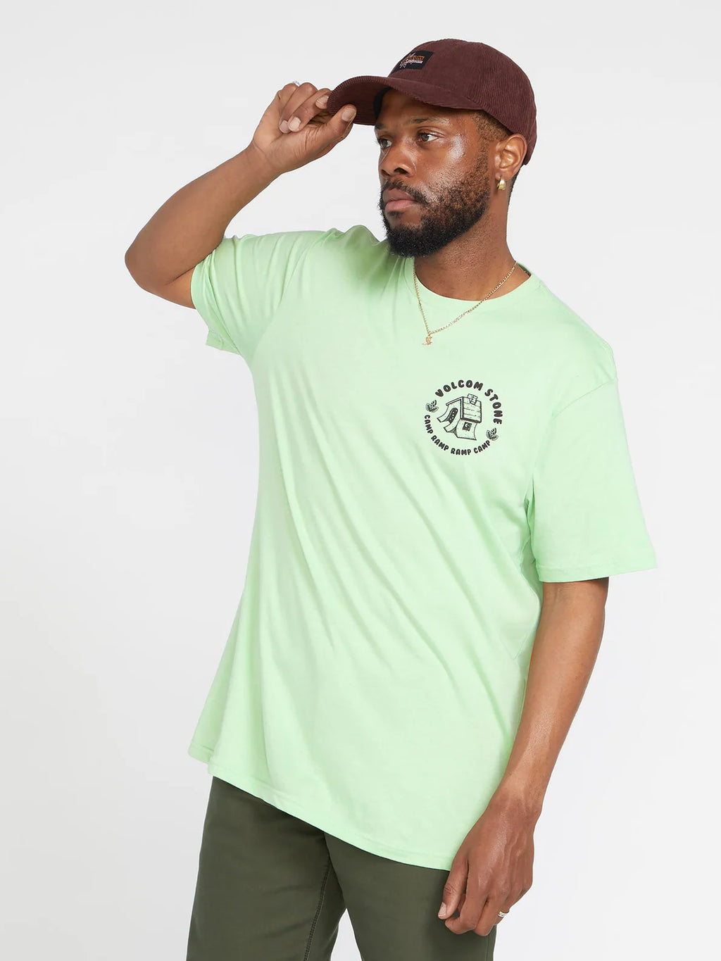Volcom V Ent Fat Tony T-shirt - Celadon