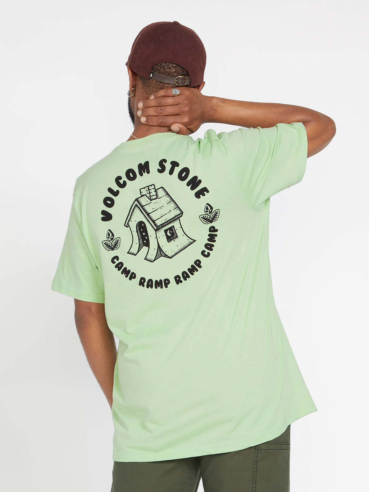 Camiseta Volcom V Ent Fat Tony - Celadon | Camisetas de hombre | Camisetas manga corta de hombre | Volcom Shop | surfdevils.com