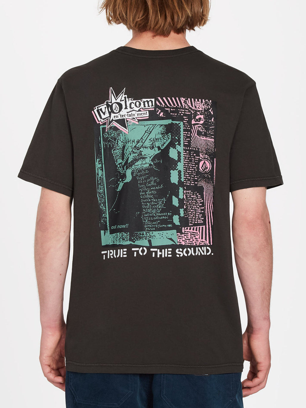 T-Shirt Volcom V Entertainment - Noir Rinsé