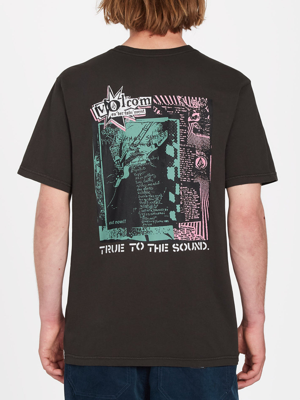 T-Shirt Volcom V Entertainment - Noir Rinsé