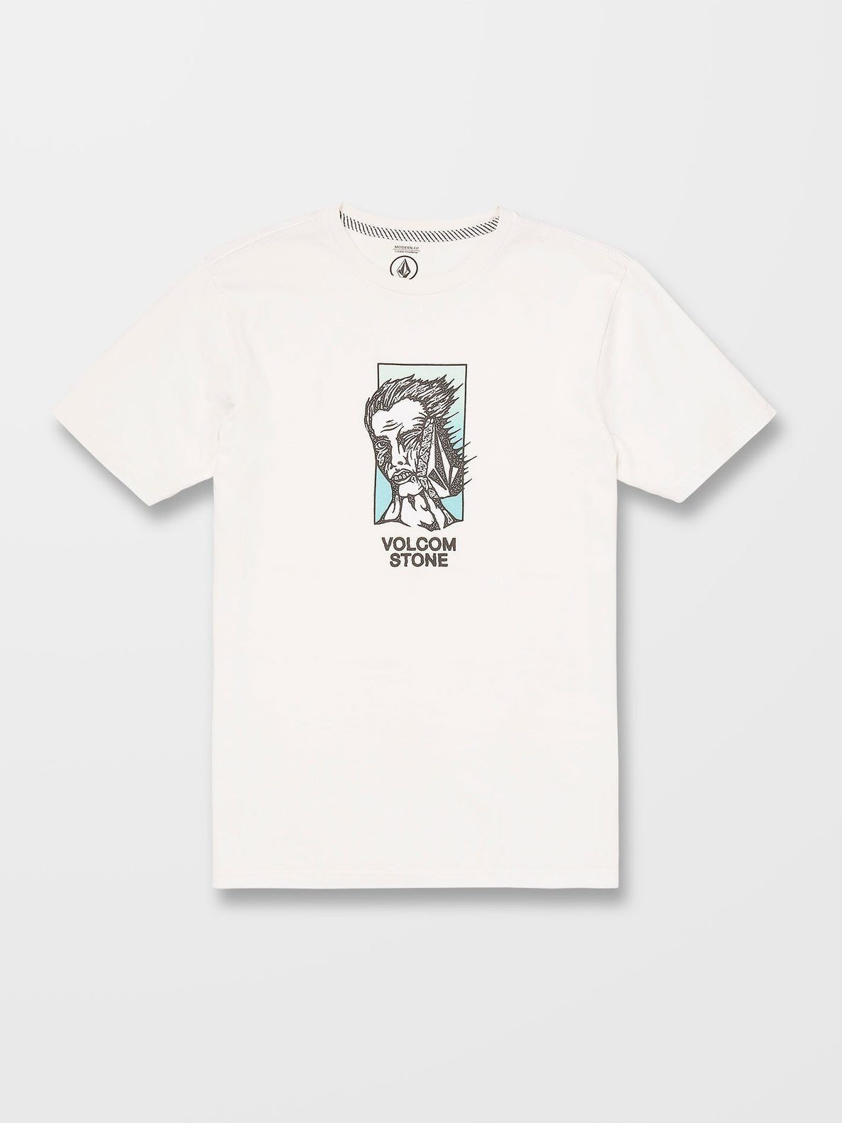 T-shirt color crema di Volcom Heckle SS