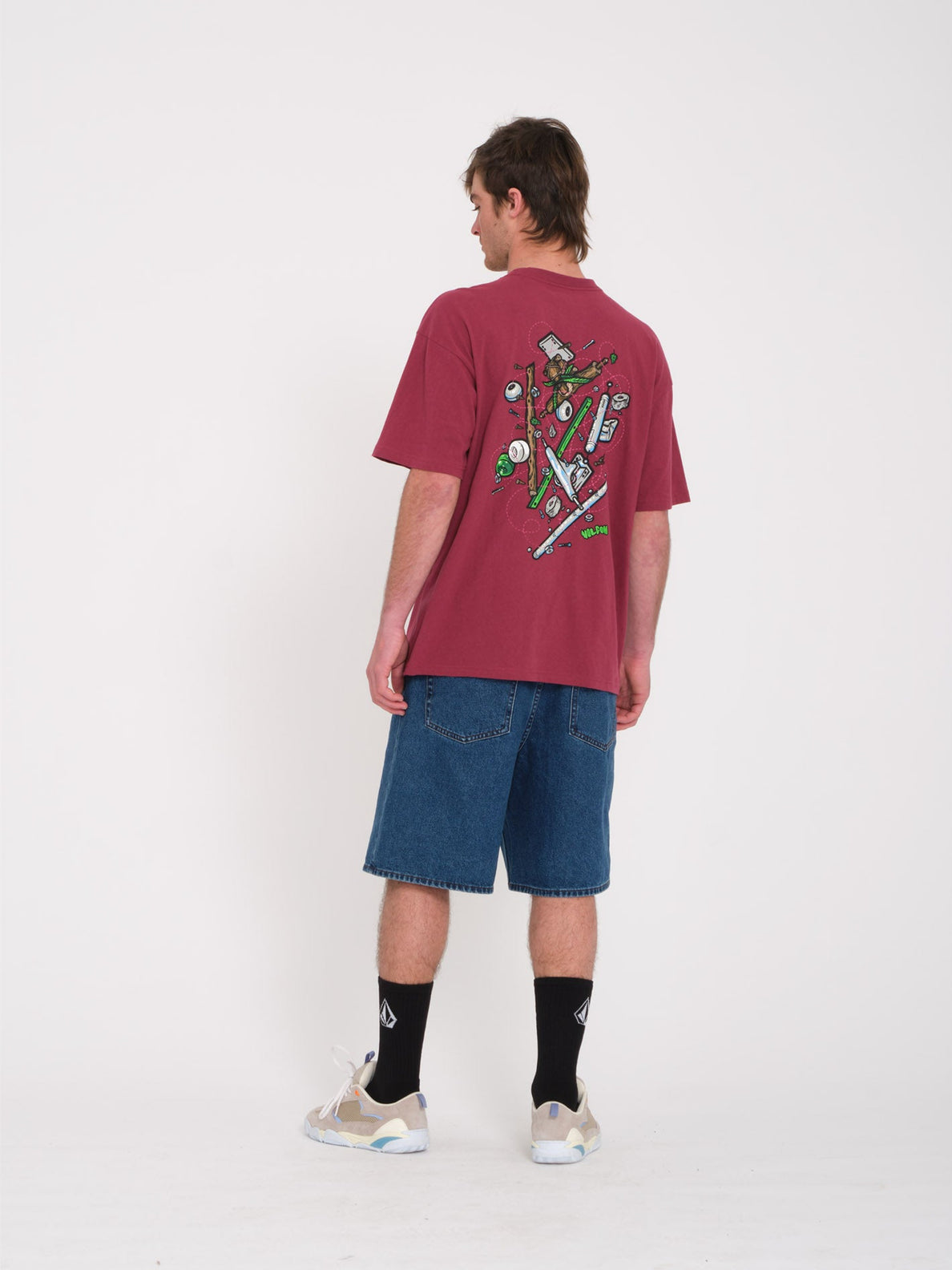 Camiseta Volcom Todd Bratrud SS Plum