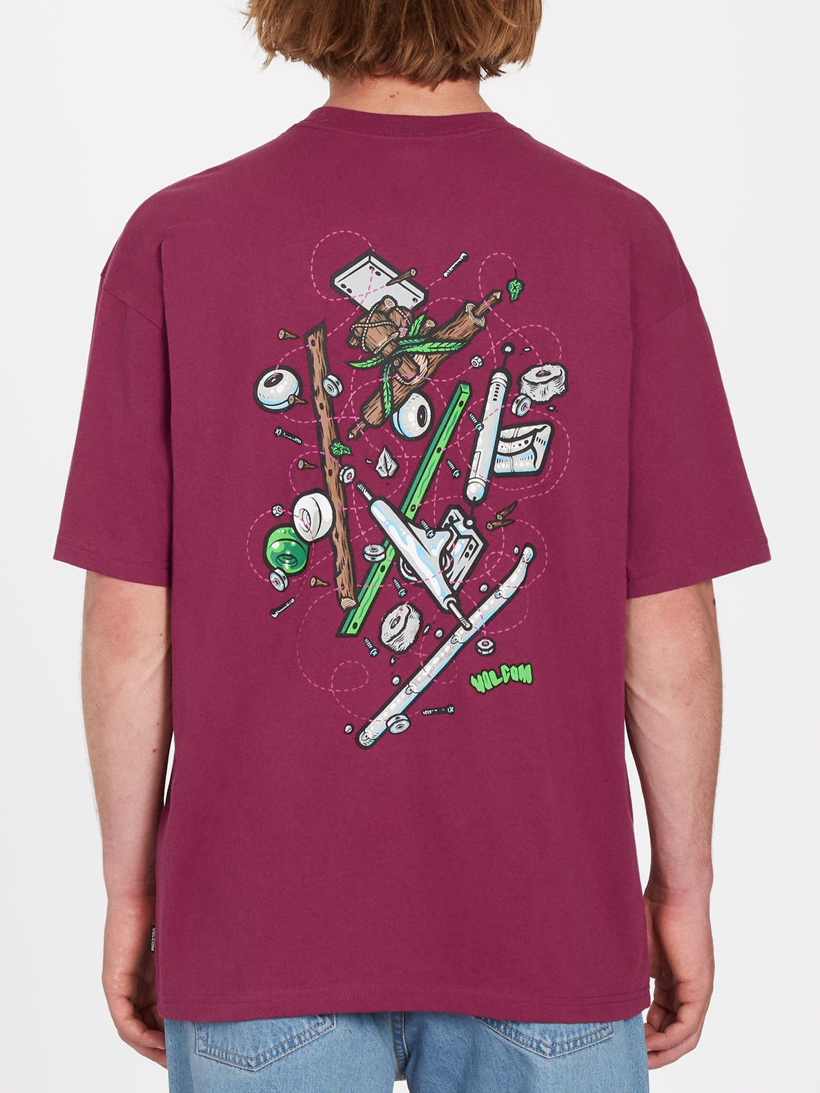 Camiseta Volcom Todd Bratrud SS Plum | Camisetas de hombre | Camisetas manga corta de hombre | Volcom Shop | surfdevils.com