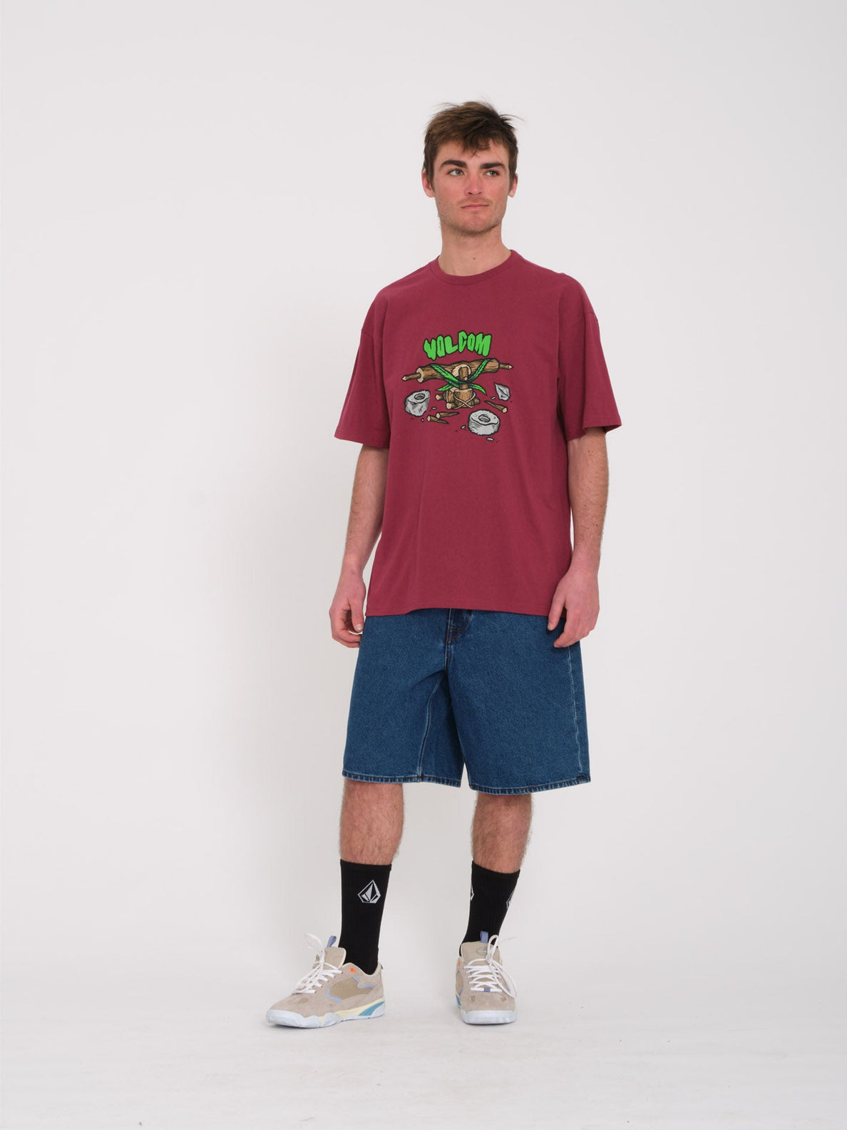 Volcom Todd Bratrud SS Plum T-Shirt